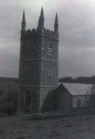 Old Photo of Morwenstow Church