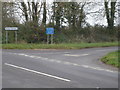 Junction for Hinton Martell - B3078