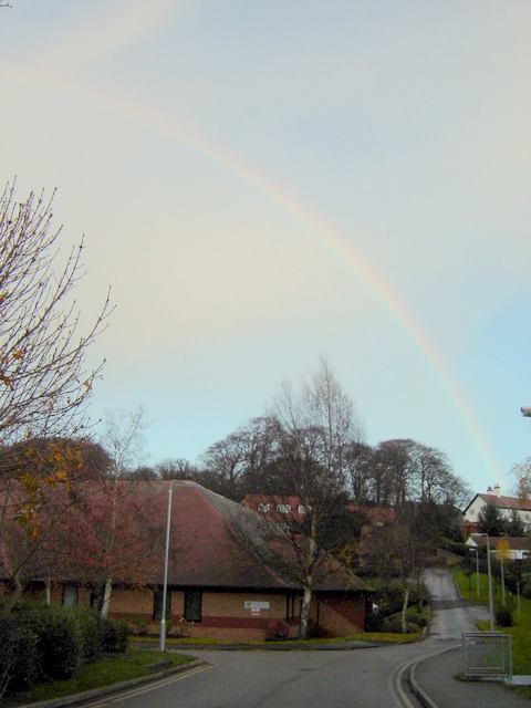 Rainbow over Bailey Hill, Mold