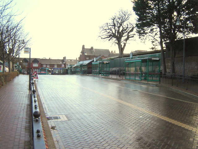 Bus station in Mold
