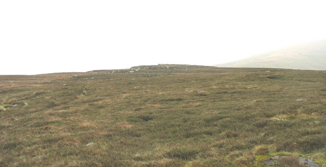 The summit plateau of Cefn Du