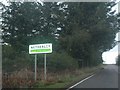 Netherley signpost on road from Stonehaven (B979)