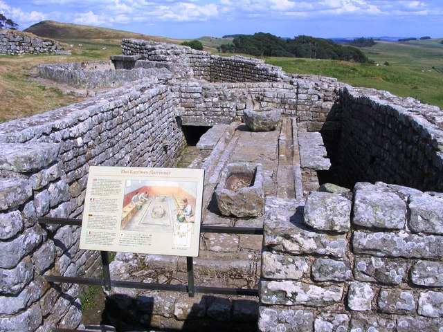 Housesteads fort: the latrines