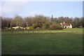 Houses backed by Fryth Wood