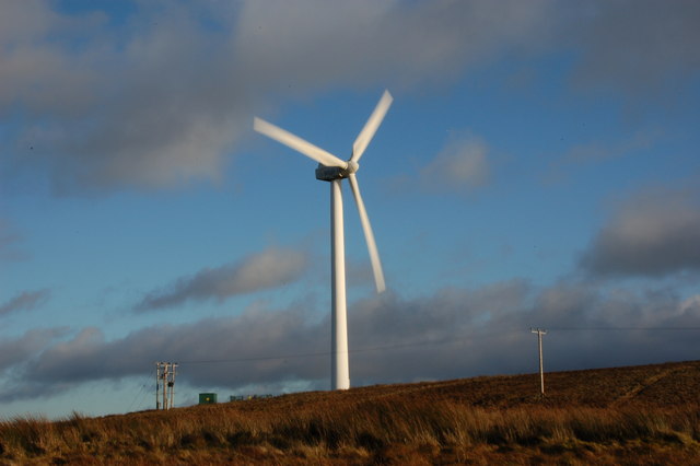 Corkey wind farm near Clogh Mills