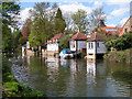 Ware Gazebos from south bank of River Lea