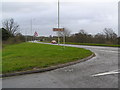 Road into Cannock Chase as  it leaves A34 at Brocton