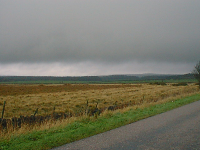 Rain Across Matlock Moor Towards Farley Moor