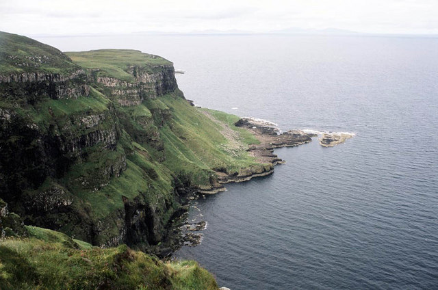 Northern Cliffs of Canna below Beinn Tighe