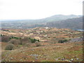 The Clegyr road from Cefn Du Quarry