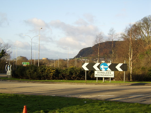 Dunglass Roundabout © Stephen Sweeney cc-by-sa/2.0 :: Geograph Britain ...