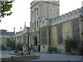 Blore facade of old Bedford Modern School, Harpur Street, Bedford