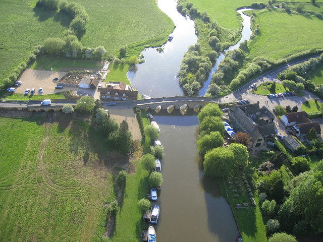 Aerial view from Paramotor of Newbridge.