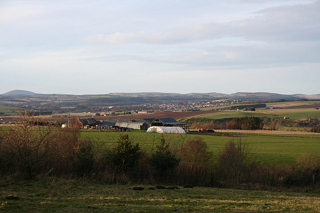 Turriff at the background of Upper... © Des Colhoun :: Geograph Britain ...