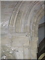 NU2406 : Detail of the chancel arch, St Lawrence's church, Warkworth by Derek Harper