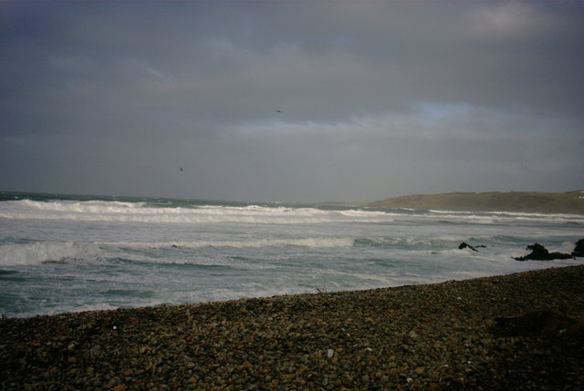The sea at Port Caman