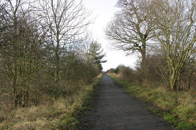 Track from Seaton Burn to the site of Brenkley Drift Mine