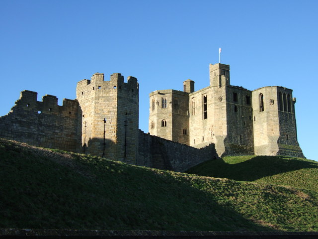 Grey Mare's Tail Tower and the Keep, Warkworth Castle