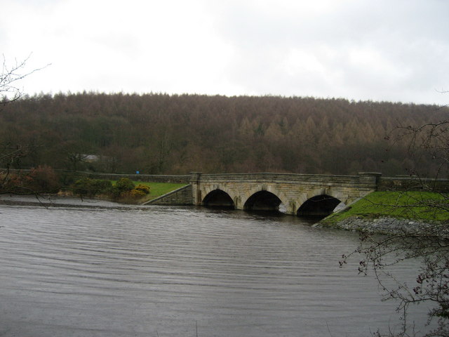 Bridge Across Lindley Wood Reservoir Chris Heaton Geograph Britain And Ireland