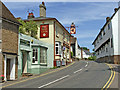 TL6832 : Finchingfield Village, Essex, with Red Lion Pub on left by Christine Matthews