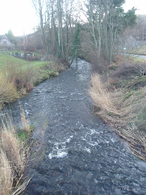 Looking downstream of Burn of Canny