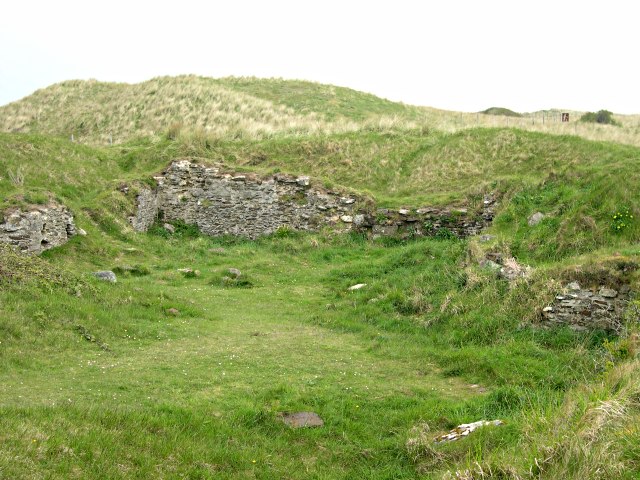 Remains of St Piran's Old Church