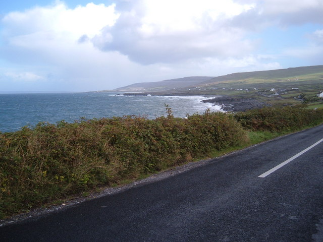 Burren area, looking North along the coastline