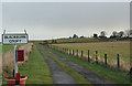 The lane to Blackburn Croft.