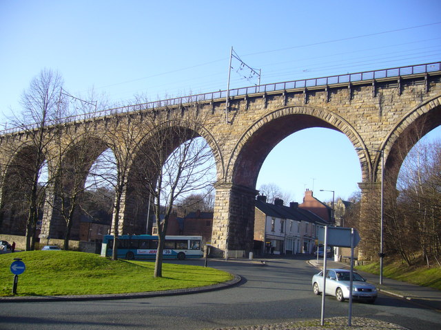 Durham Railway Viaduct © brian clark cc-by-sa/2.0 :: Geograph Britain ...