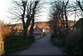 View towards Upper Sheringham Village from Park road.