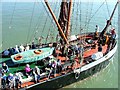 TQ8983 : Barge Race off Southend Pier 2 by Julieanne Savage