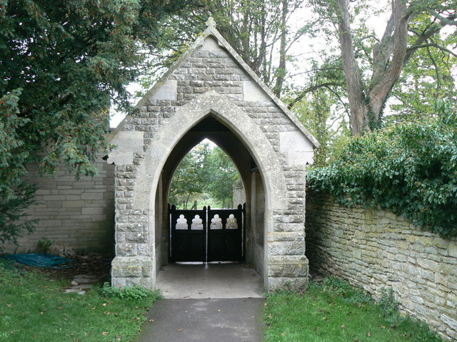 Lych gate, St Mary's Church, Cogges, Witney