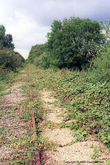 Disused Cambridge to St Ives railway line