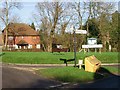 The village green, Woolage Green.