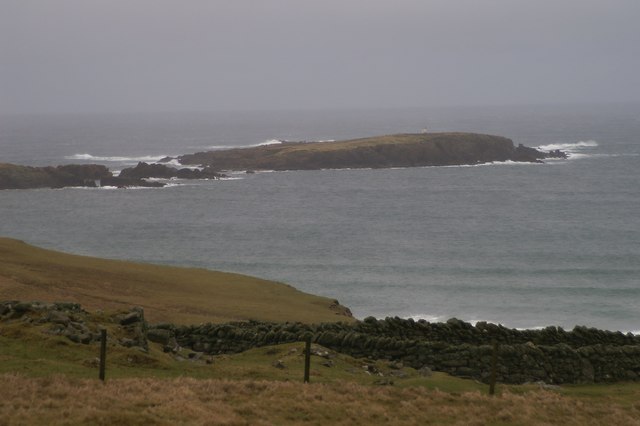 Looking across to the Holm of Skaw