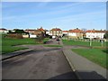 Houses on Burgess Road taken from Bell Grove