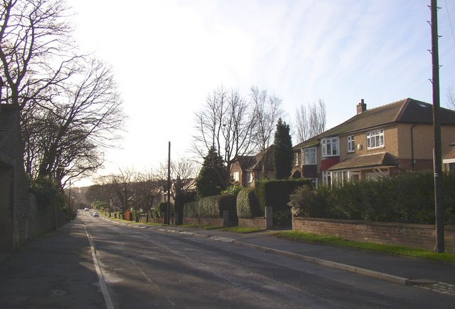 Broomfield Road, Fixby, looking southwards