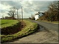 The B.1057 looking towards Great Dunmow