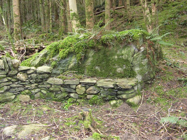 Stone seat, Balloch Wood