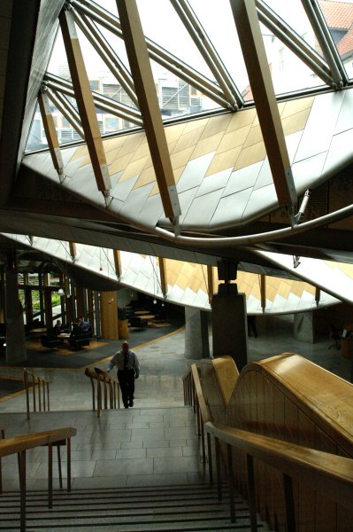Inside the Scottish Parliament