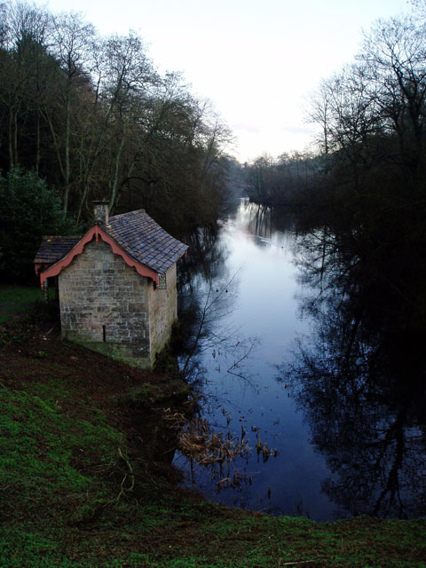 Boathouse on the Middle Pond, Woodchester Park