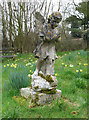 All Saints, Hethel, Norfolk - Angel in Churchyard