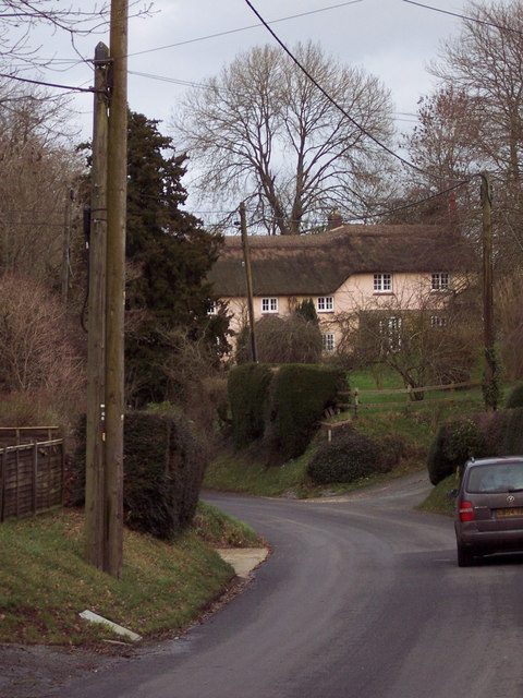 Village Road in Bowerchalke