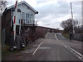 Norton West Level Crossing and Signal Box