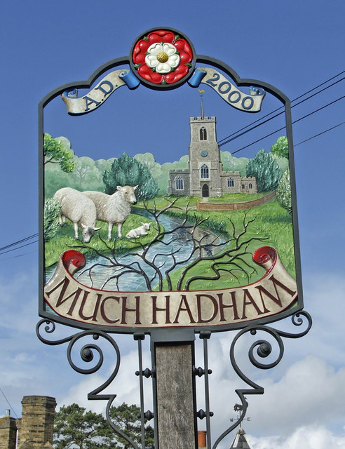 Village Sign, Much Hadham, Hertfordshire