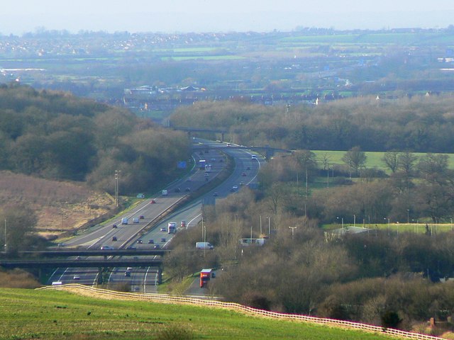 A view west from the Ridgeway, Liddington, Swindon