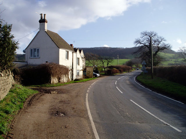 Houses on the outskirts of Frocester