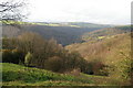 View across Pecket Well Clough towards Heden Dale and Hardcastle Crags