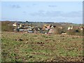 View over Stodmarsh village from Hollybush Lane.