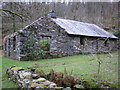 Unusual building at Cae Gwian.